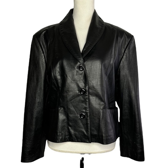 Henig Furs Jackets & Blazers - Henig Furs Large Leather Jacket